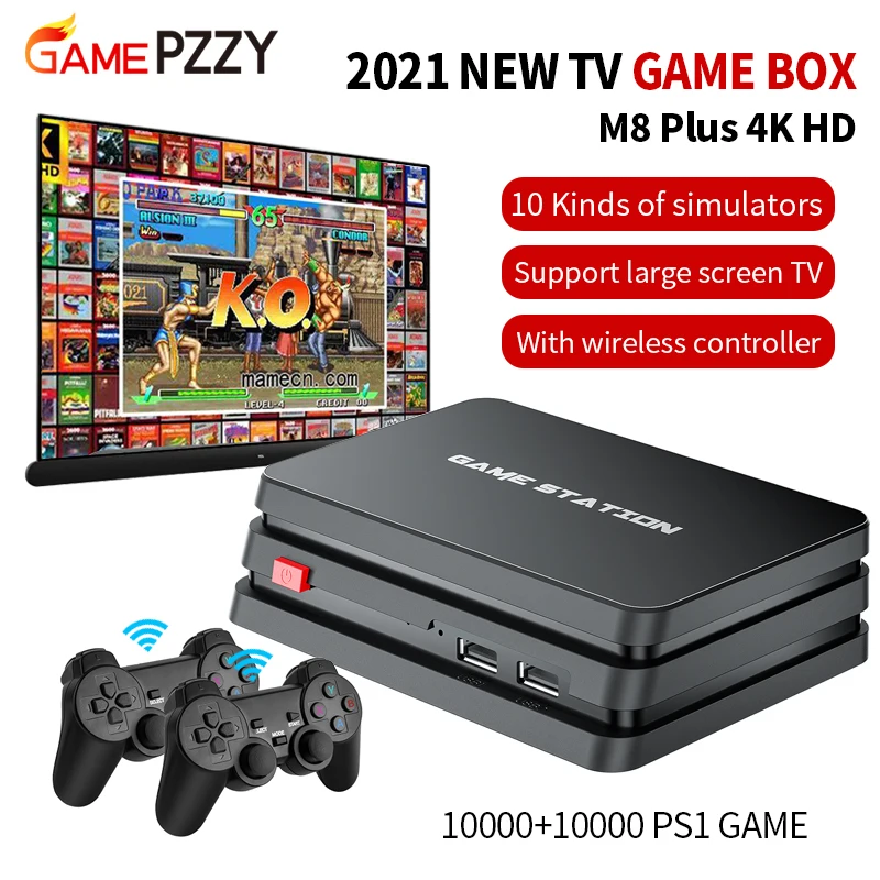 Игровая консоль для PS1/GBA 10000 + PS с беспроводным контроллером | Электроника