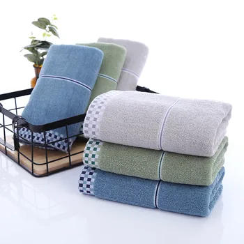 

100% Cotton thicked bath towel 40x90cm long fitness towel face towel Cotton Fiber Natural Eco-friendly Bath Towel hand towel