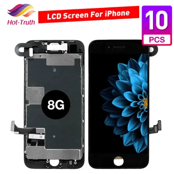 

10 pcs Grade AAA 4.7" Display For iPhone 8 8G LCD Screen Full Set Assembly Complete Display Replacement+Home Button