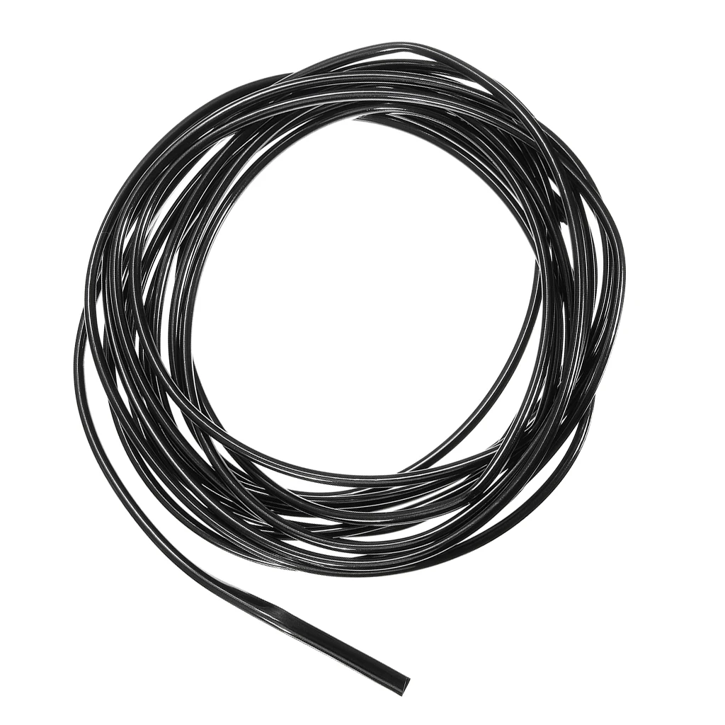 6M Car Door Dent Protector Removable Car Door Guard Strip black