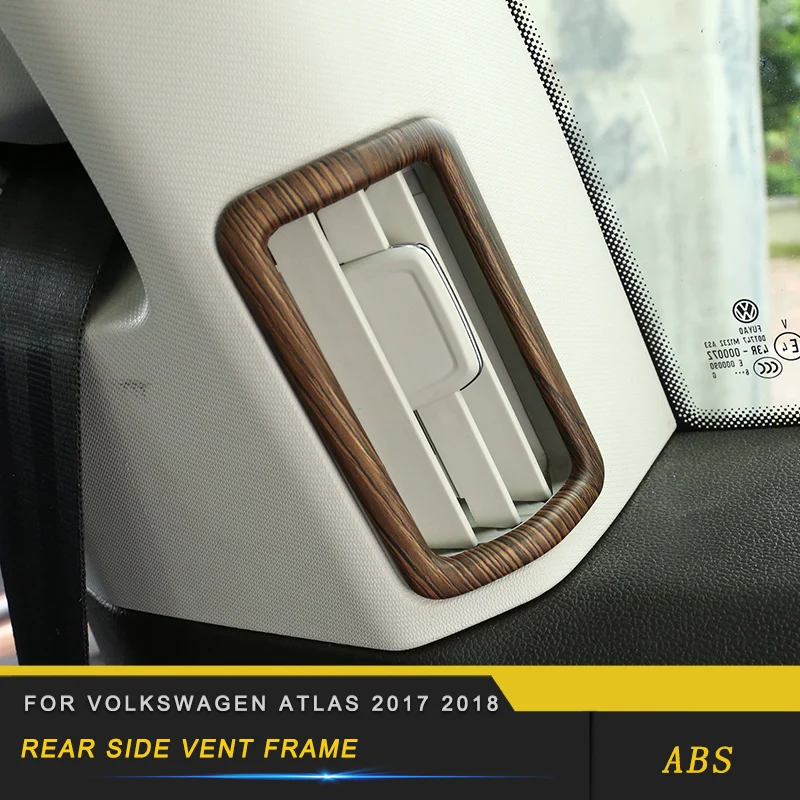 Для Volkswagen VW Atlas- авто задний боковой воздушный выход вентиляционная рамка накладка Наклейки интерьерные аксессуары