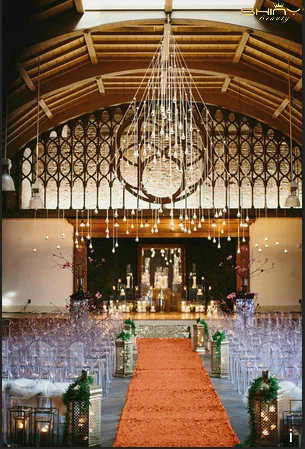 Свадебные коврики прохода бегун внутренний наружный коврик для свадьбы сверкающий Шампань Свадебная дорожка прохода Свадебный Runner-M1024