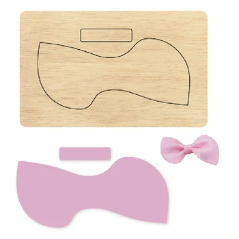 

Cute Bow-knot DIY Cutting Mold Wood Dies For Leather Blade Rule Cutter For DIY Leather Cloth Paper Crafts