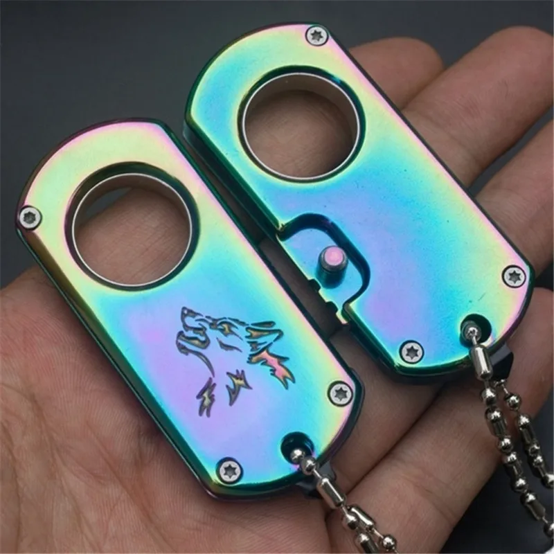 Portable Ring Knife Ring Knife Mini Finger Tiger Knife EDC Tool Knife Multi-function Tool Outdoor Self-defense Folding Knife