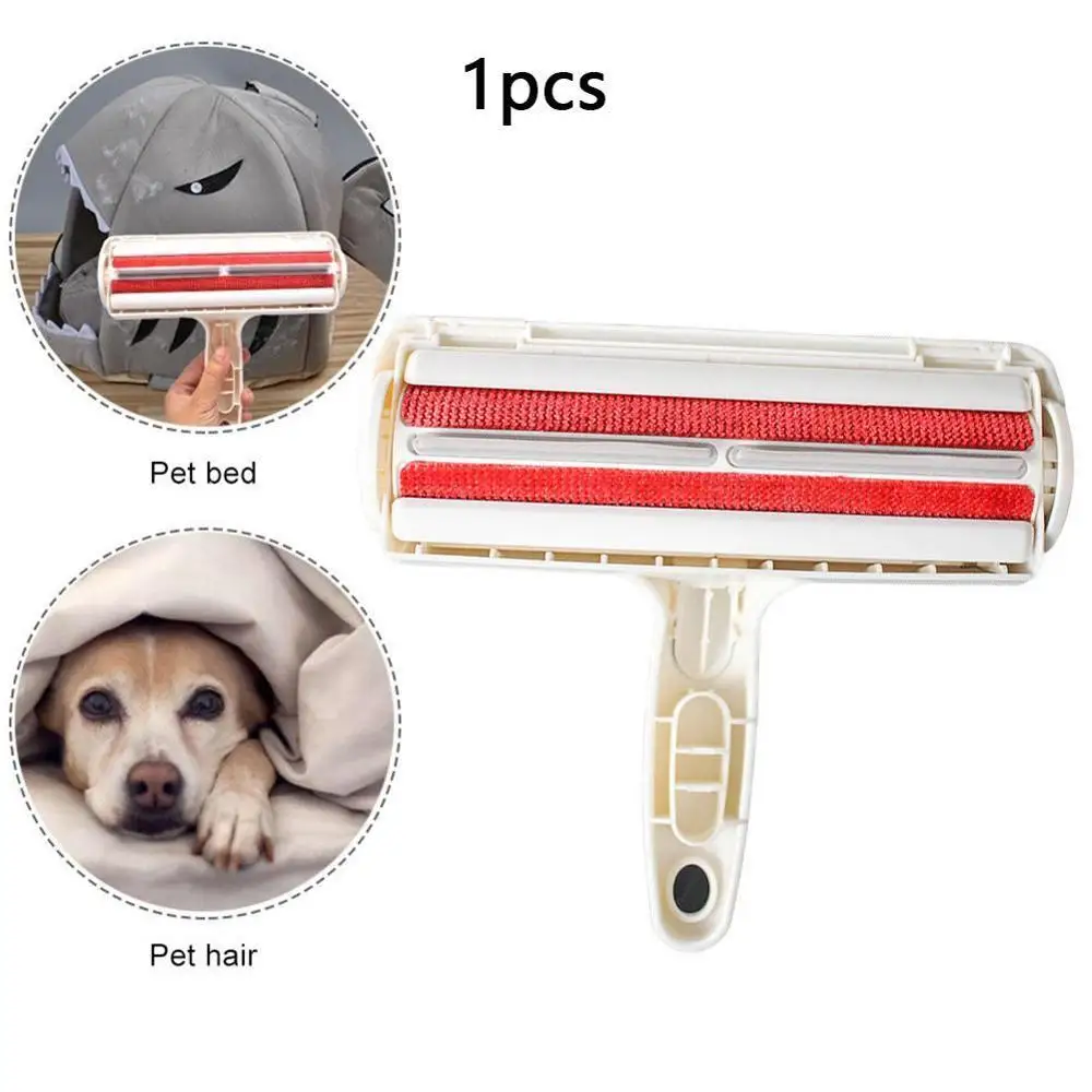 

Pet Hair Remover Roller Removing Dog Cat Hair from Furniture self-cleaning Lint Pet Hair Remover One Hand Operate