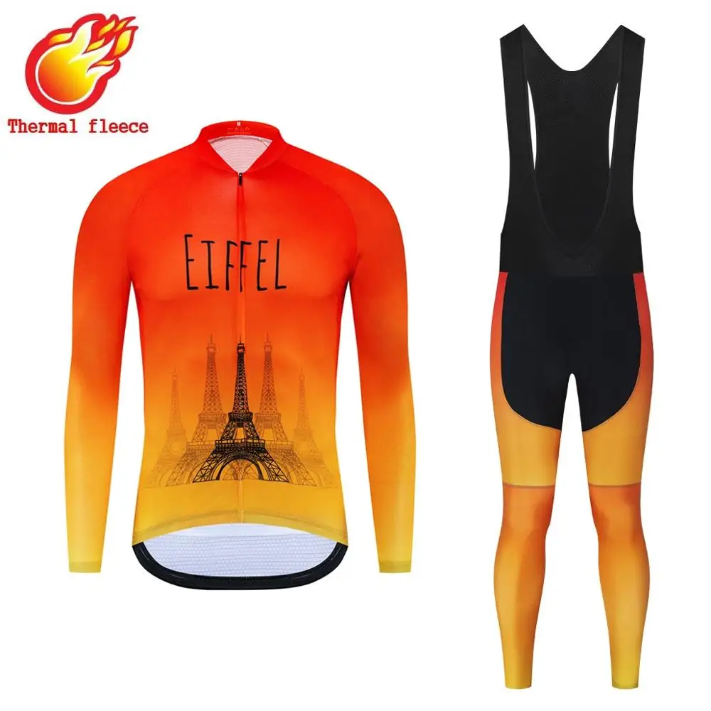 Abbigliamento ciclismo invernale зимний термальный флисовый велокостюм bicicleta ropa hombre equipacion uniforme