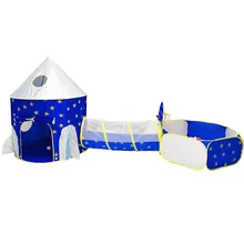 Нарядная одежда для мальчиков Палатка Детский Крытый игровой домик капсулы монгольская юрта комплект из 3 предметов Rocket Star замок складной