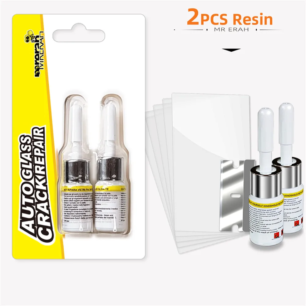 Kit Reparation Pare Brise, Kit de Réparation de Verre Fissuré, Colle Pare  Brise de Réparer Les éclats de Pare-Brise, Les Bulles - Cdiscount Auto