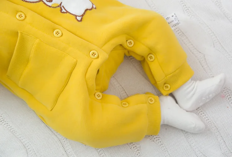 New Winter Autumn Children Clothes Baby Rompers Cute Cartoon Print Infant Girl Boy Jumpers Kids Grils Baby Outfits Clothes