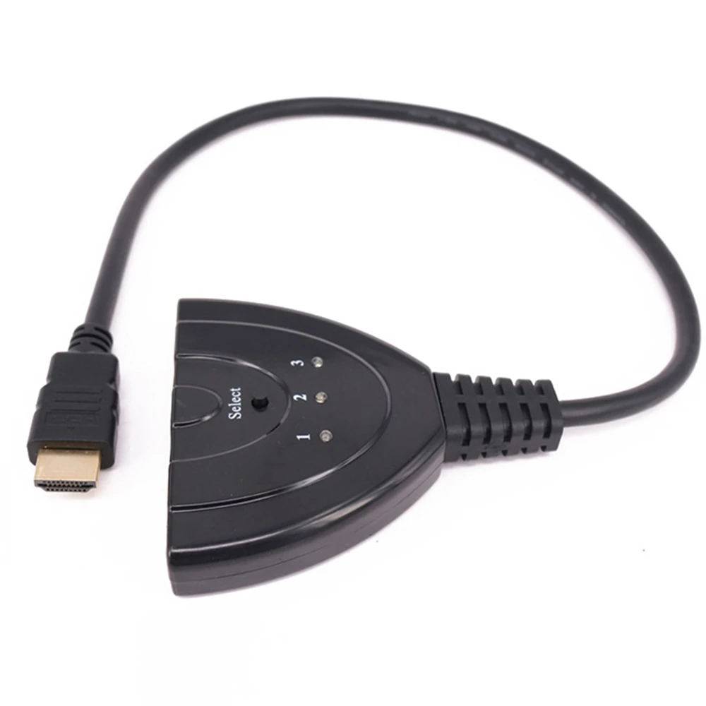 Переходник HDMI разветвитель кабель мини 3 порта 1.4b 4K* 2K 1080P Переключатель HDMI 3 в 1 выход порт концентратор для HDTV Xbox PS3 PS4