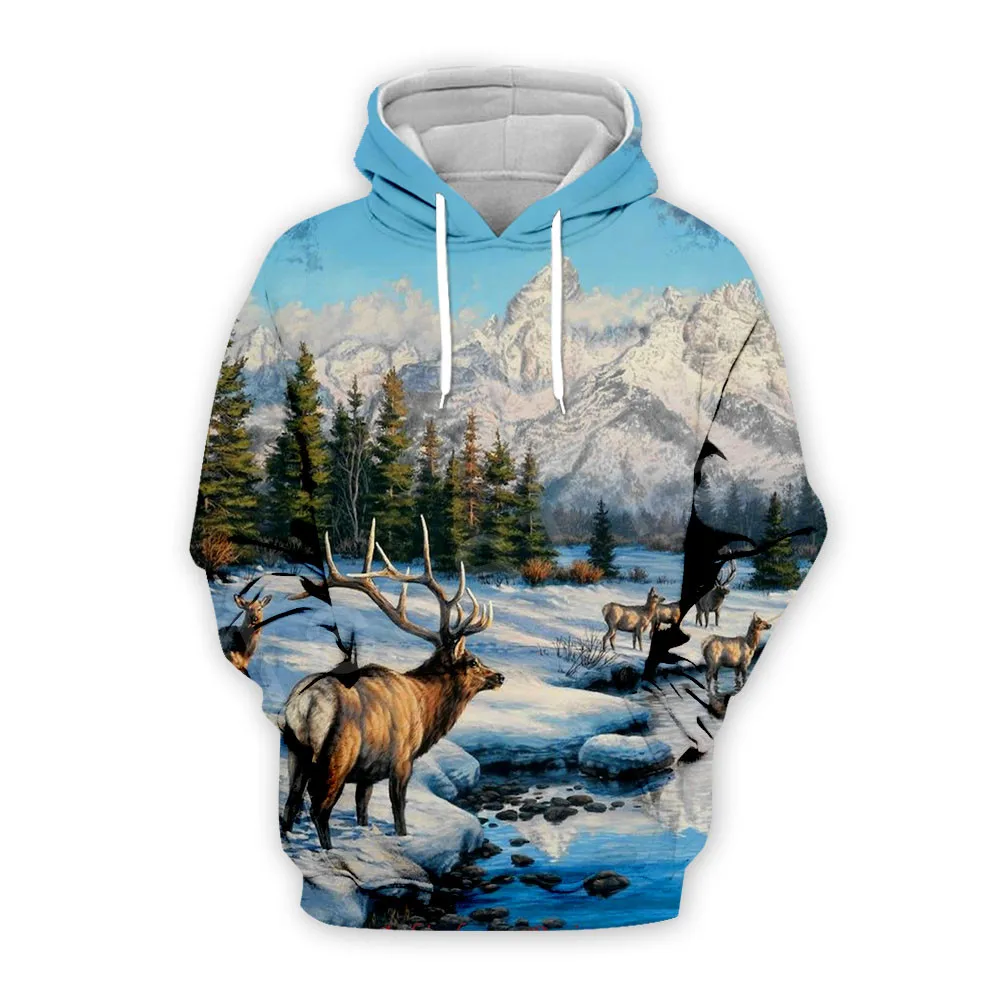

Tessffel Animal Wild Deer Hunting Hunter Pullover Tracksuit Unisex Casual MenWomen 3DPrint Zipper/Sweatshirts/Hoodies/Jacket S13