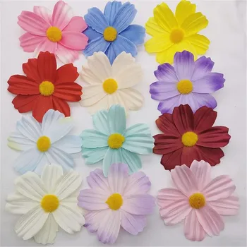 

Fake Coreopsis Flower Head 48Pcs Dia.3.94" Simulation Chrysanthemum for Home Wedding Bridal Wrist Flower Headwear Accessories