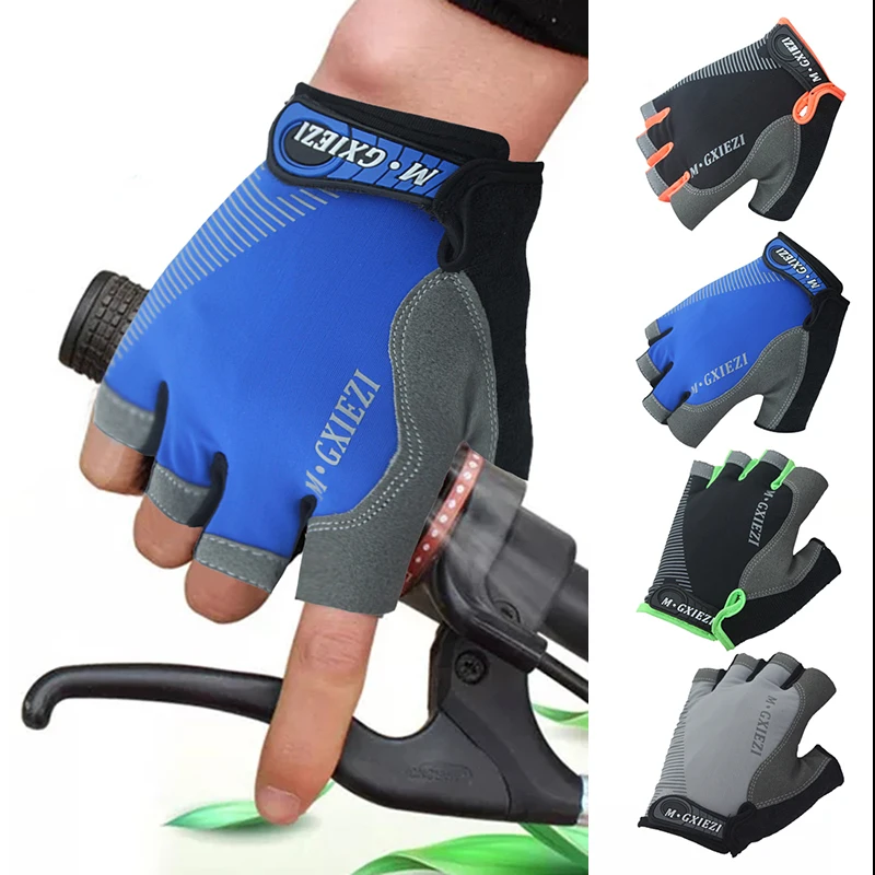 1Pair Half/ Full  Finger Cycling Gloves -Slip -sweat Gel Bicycle Riding Gloves  Shock MTB Road Mountain Bike Sports Gloves