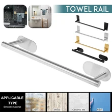

40cm Towel Rack Towel Hanger Stainless Steel Bathroom Towel Holder Wall Hanging Towel Bar Bathroom Shelf Storage Rack