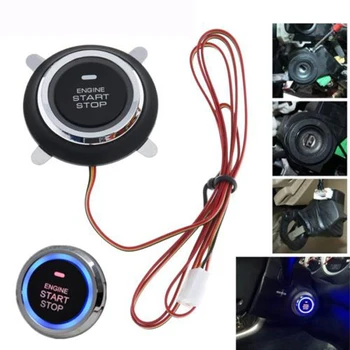 

Car Ignition Switch Engine Start Push Button For Keyless Entry &Push Starter Kit Durable And Practical