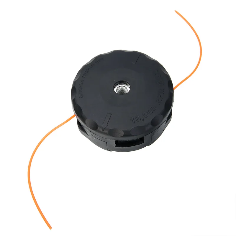 

Black Garden Trimmer Head Lawn Mower Nylon Line Replacement String Trimmer Head for Garden Tools MAYITR