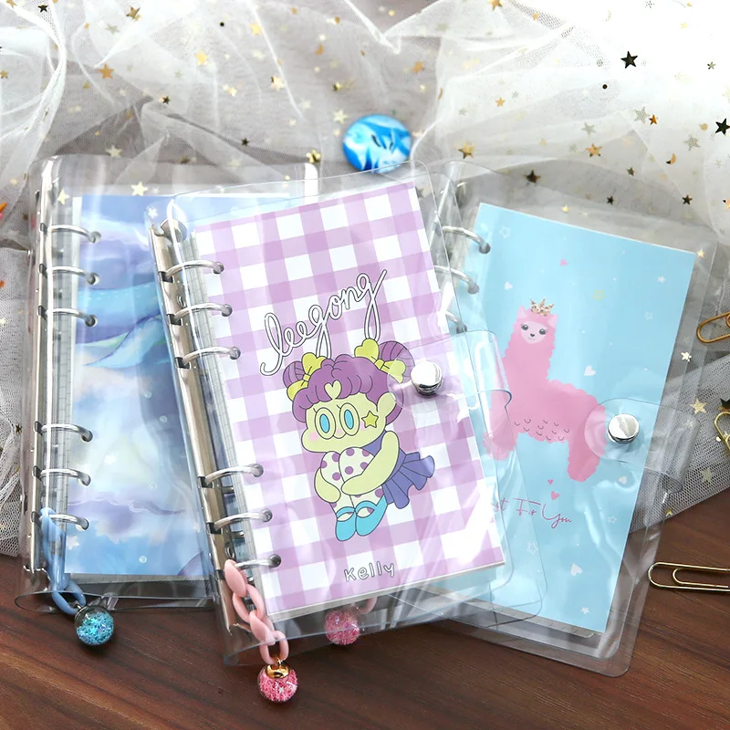 Kawaii Binder блокнот милый Единорог Bullet Journal A6 Дневник сетчатая линия планировщик Органайзер спиральная записная книжка школьная инструкция