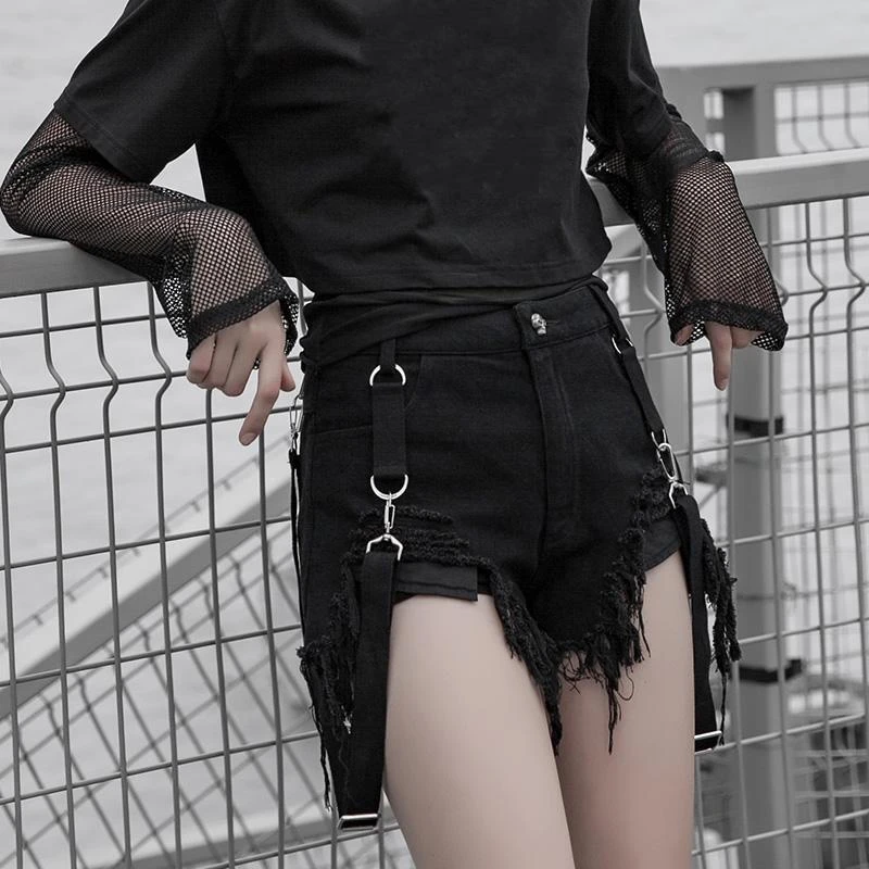 Gothic shorts womens Clearance