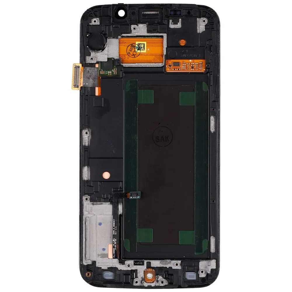 Для samsung Galaxy S6 Edge G925F ЖК-дисплей кодирующий преобразователь сенсорного экрана в сборе Super Amoled горящий экран shdaow
