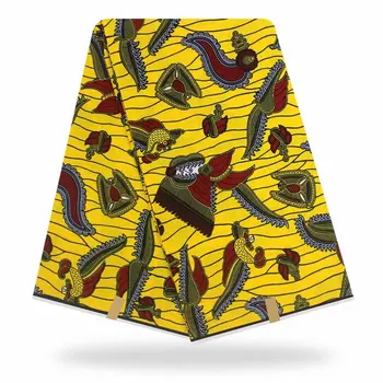

100% cotton real wax print fabric high quality africain fabric ankara fabric for dresses tissu wax wholesale