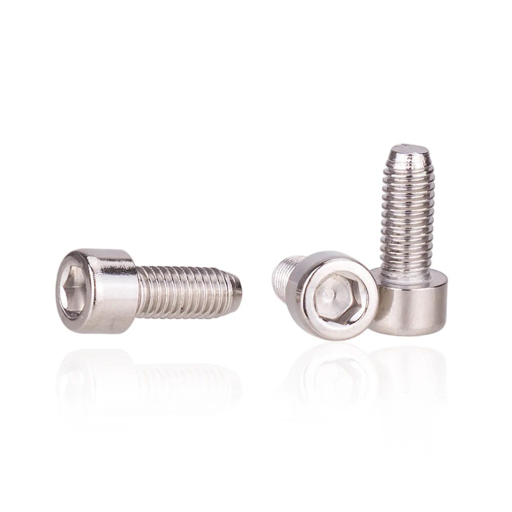 ZTTO 4 Stück MTB Rennrad Wasserflaschenhalter Schrauben Innensechskantschrauben M5 * 12 mm Flaschenhalter Schraube Becherkopfschraube Edelstahl – Detail 9