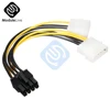Dual Molex LP4 4 Pin to 8 Pin PCI-E Express Converter Adapter Power Cable Wire Connector Line Tools ► Photo 3/6