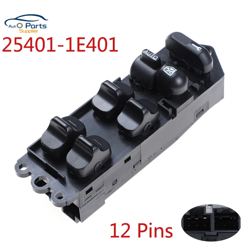 

Maste Power Window Control Switch 25401-1E401 254011E401 For Nissan Bluebird Pulsar Altima Stanza Sunny Sentra