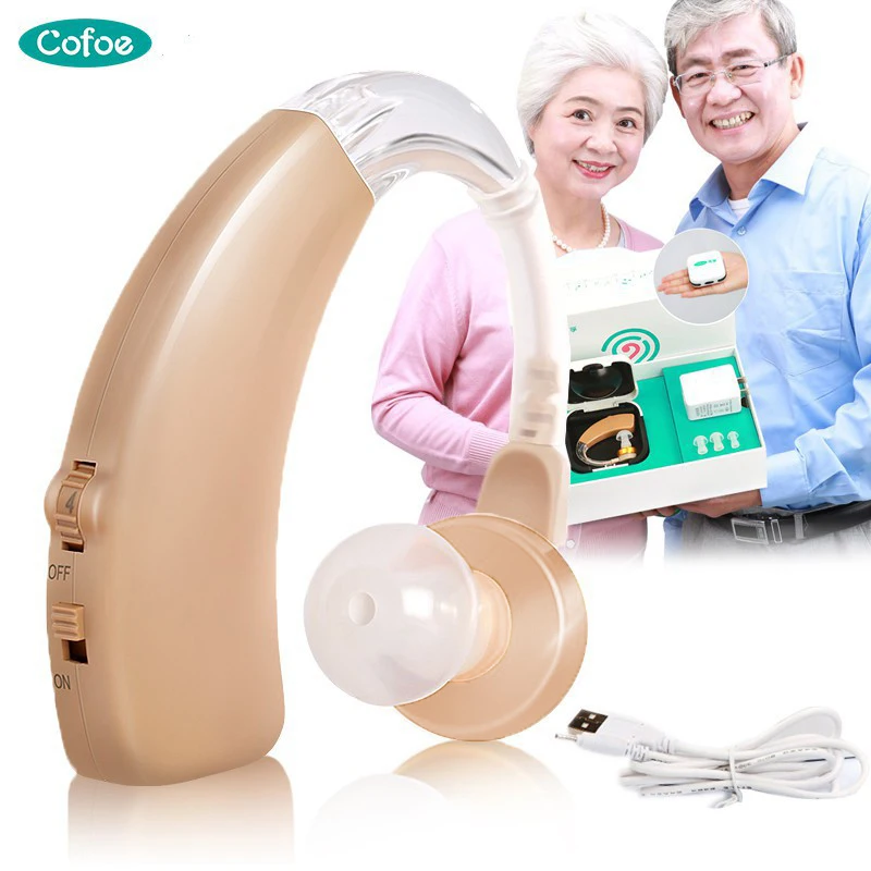 Cofoe BTE Hearing Aids Invisible Rechargeable Hearing Device Mini Ear Aids Wireless Sound Amplifier For the 1 Cofoe BTE Hearing Aids Invisible Rechargeable Hearing Device Mini Ear Aids Wireless Sound Amplifier For the 1