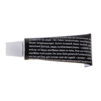 

5Pc Glass Glue Polymer Metal Adhesive Sealant Fix Quick Drying Waterproof Glue E65B