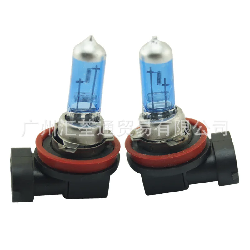 12V супер белая Автомобильная фара Автомобильная кварцевая лампа 35W H8/H9 Автомобильная галогенная лампа