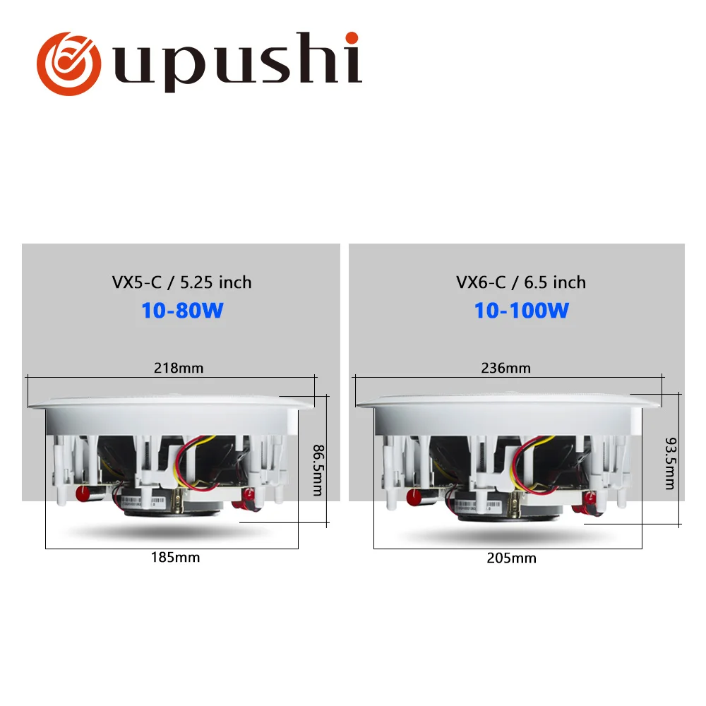 Oupushi VX5-C смарт-фоновая музыкальная система беспроводной потолочный динамик для дома поддержка управления мобильным телефоном