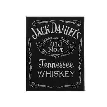 

3.5'' JACK DANIELS Embroidered Iron on Patch / Sew On Badge