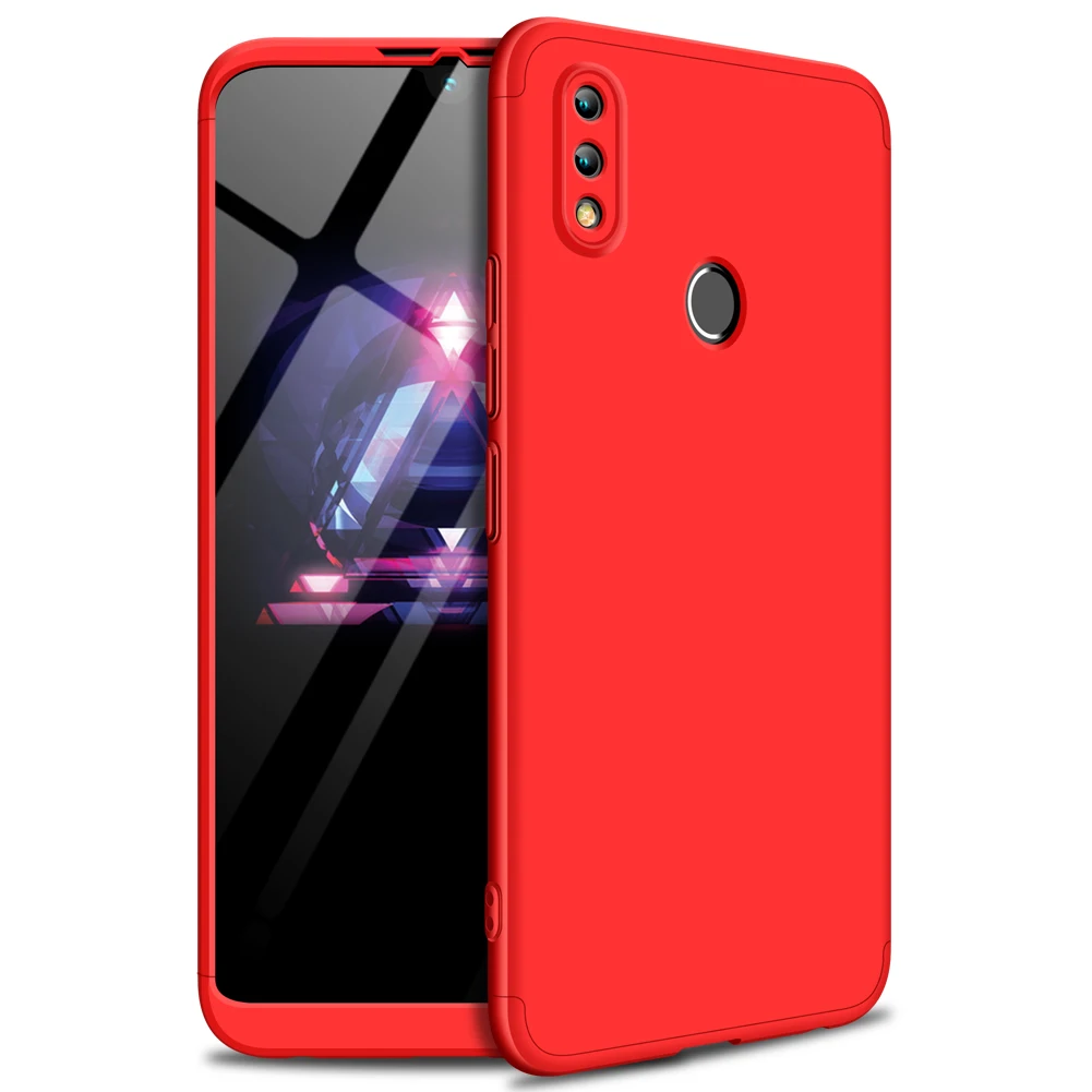 Huawei Honor 8X чехол JSN-L21 360 защиты принципиально huawei Honor 8C чехол BKK-L21 C8 задняя крышка для 8A A8 Pro Hono X8 максимальный чехол - Цвет: Красный