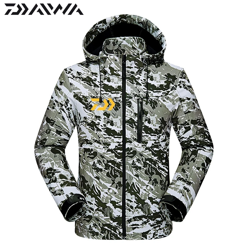 Koop Daiwa Vissen Kleding Herfst Winter Warm Houden Waterdichte Jas Buiten Verdikken Ademende Jas Vissen Windbreaker