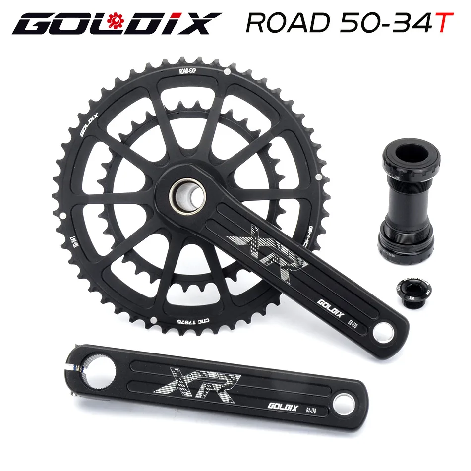 GOLDIX шоссейный велосипед складной шатун 22S/20S 50-34T/53-39T для SRAM GXP shimano R7000/R8000/5800/6800