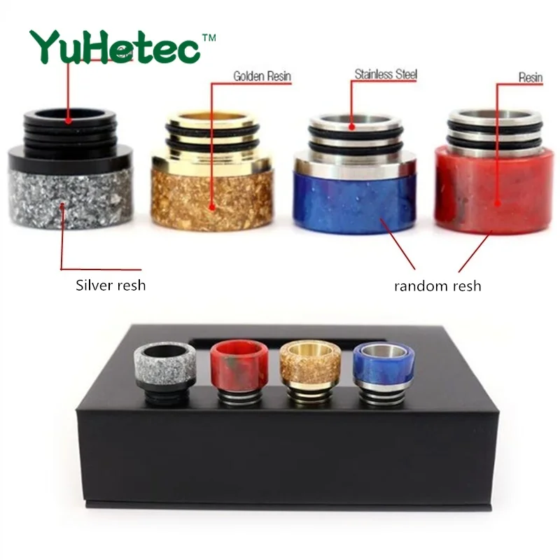 

4PCS 810 Resin Drip Tip for TFV8 Big Baby/TFV12 Prince/ijust 3/ELLO Duro/Pharaoh Mini/ammit 25