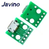 Adaptateur Micro USB à DIP 5 broches, connecteur femelle, Module panneau femelle 5 broches Type B PCB 2.54 MM 10 pièces ► Photo 1/6