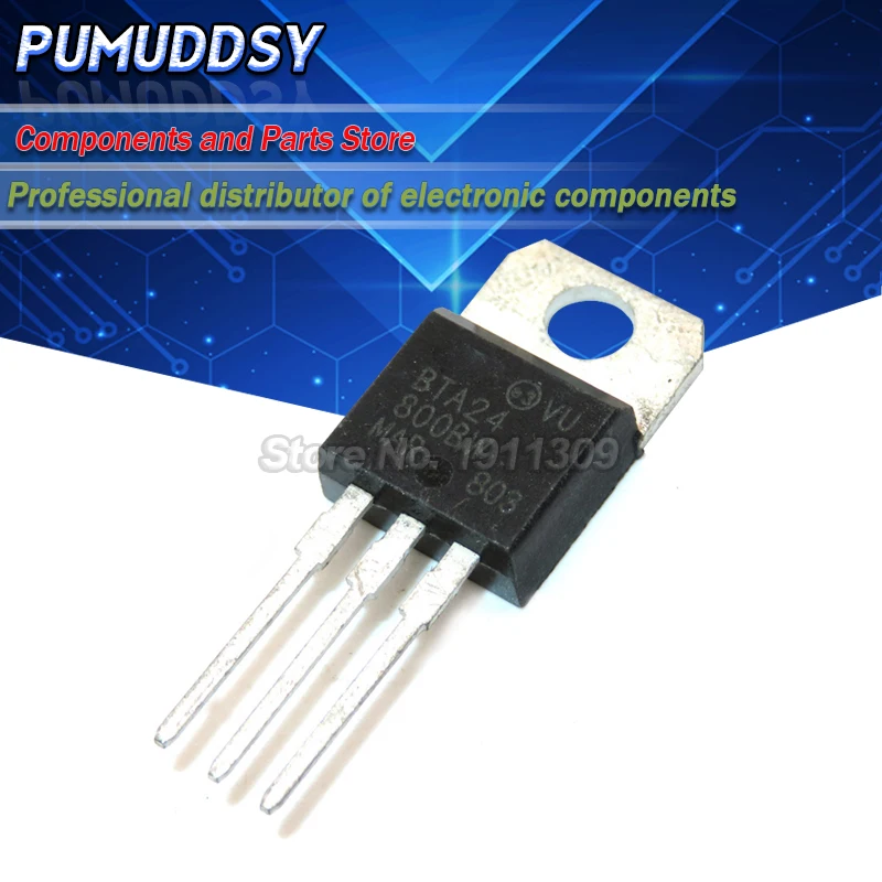 10PCS BTA24-800BW BTA24-800B BTA24-600BW BTA24-600B TO-220 25A TRIACS | Электронные компоненты и принадлежности