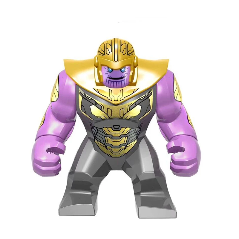 

Super Heroes ThanosHulk Iron Man Black Panther Glove Avengers 4 Endgamer Action Figure Blocks Compatible Marvel Toy