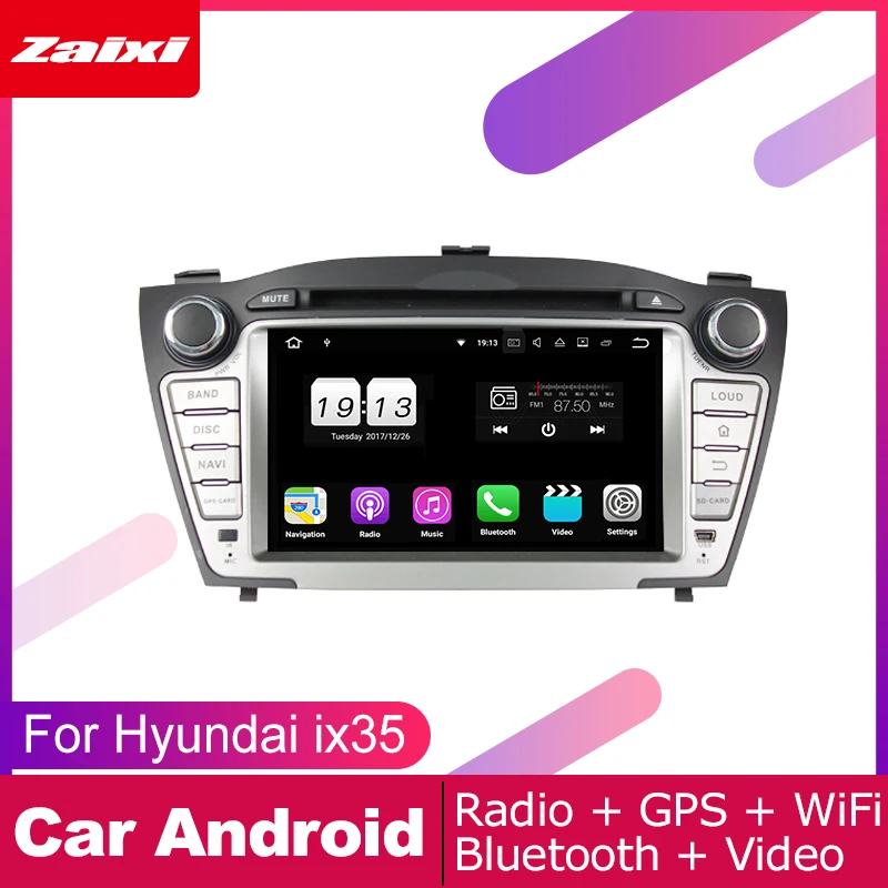 ZaiXi android автомобильный dvd gps мультимедийный плеер для Hyundai ix35 2009 ~ 2015 навигация