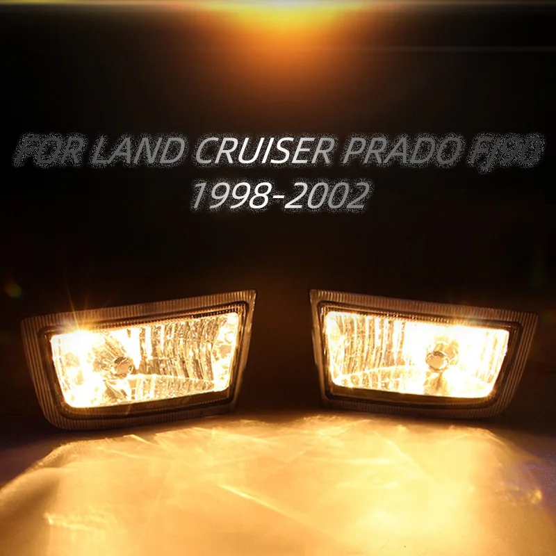 Автомобильный противотуманный фонарь в сборе с лампой для Toyota land cruiser Prado FJ90 3400 1998 1999 2000 2001 2002 81210-60600 81220-60600