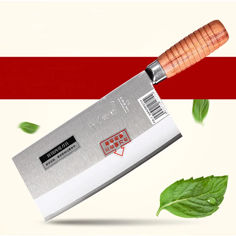 

LiangDa Full Tang Chef Knife Handmade Forged High-carbon Clad Steel Kitchen Knives Cleaver Filleting Slicing Broad Butcher knife