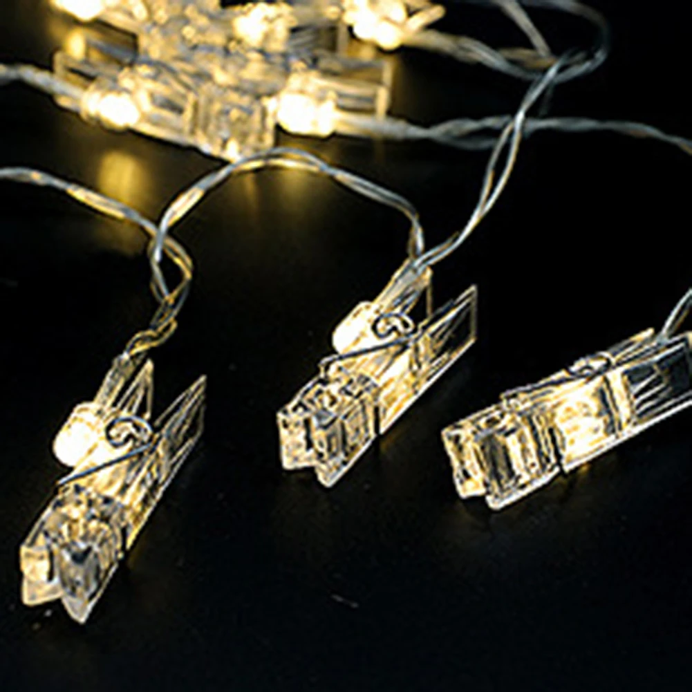 1.5/3/4.5/6m Photo Clip Battery LED Light String Lamp Wedding Party Decoration Outdoor and indoor decoration light.Outdoor
