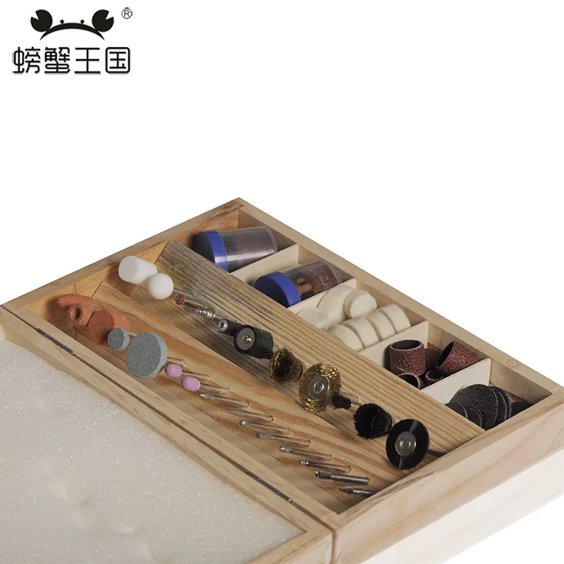 

Crab Kingdom Electric Grinding Carving Kit Electric Grinder Universal Accessories Grinding Machine Tooth-decoration Rhinestone d
