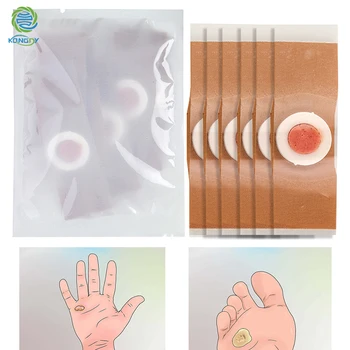 

KONGDY 6 Pieces Foot Corn Removal Patch Pain Relief Warts Remover Foot Care For Relieving Pain Calluses Corn Medical Plaster