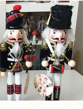 

England exotic 30cm Nutcracker puppet soldiers birthday gift bar decoration Soldier Puppet Birthday Gift