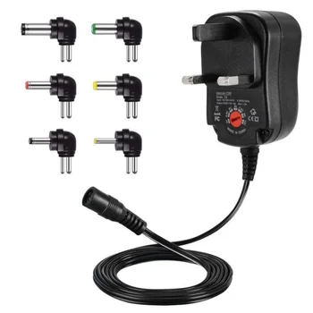

2020NEW 12W Universal Multi Voltage Adapter Switching Power Professional Supply With 6 Selectable Adapter Plugs
