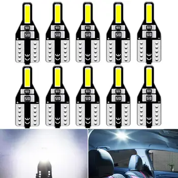 

10x W5W T10 LED Interior Car Lamp Map Light 12V Automotivo For Citroen C5 C3 C4 Picasso Xsara Berlingo Saxo C2 C1 C4L DS3 Xantia