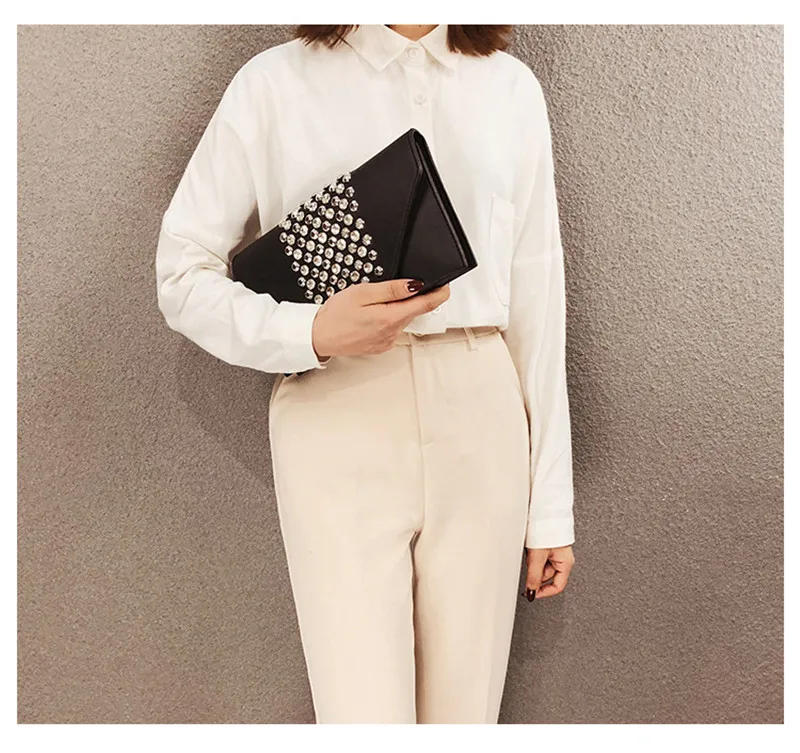 

Women Pu Leather Shoulder Bags Handbag Lock Club Party Bags Street Outdoor Flap Purse Lady Long Chain Pouch Female Messenger Bag