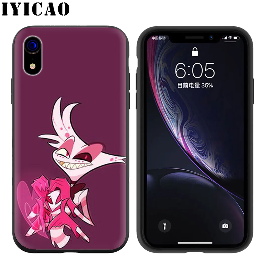 2 Hazbin отель Yaoi Мягкий силиконовый чехол для телефона для iPhone 5 6 7 8 11 5S 6s 6s Plus 7Plus 8Plus X XS XR XSMax 11 Max 11 Pro - Цвет: 2